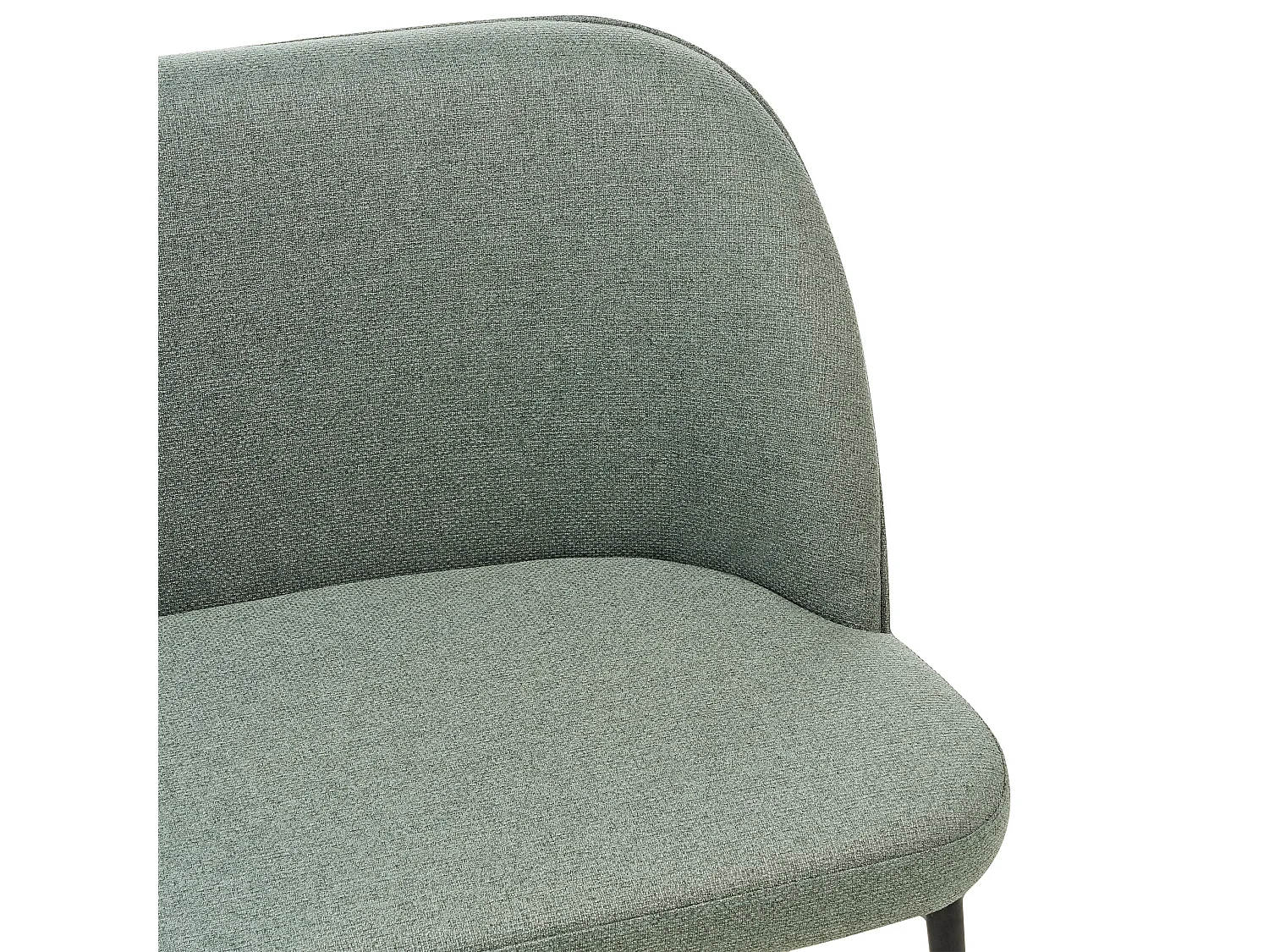 Banc rembourré OSBY Tissu Vert clair 2 places