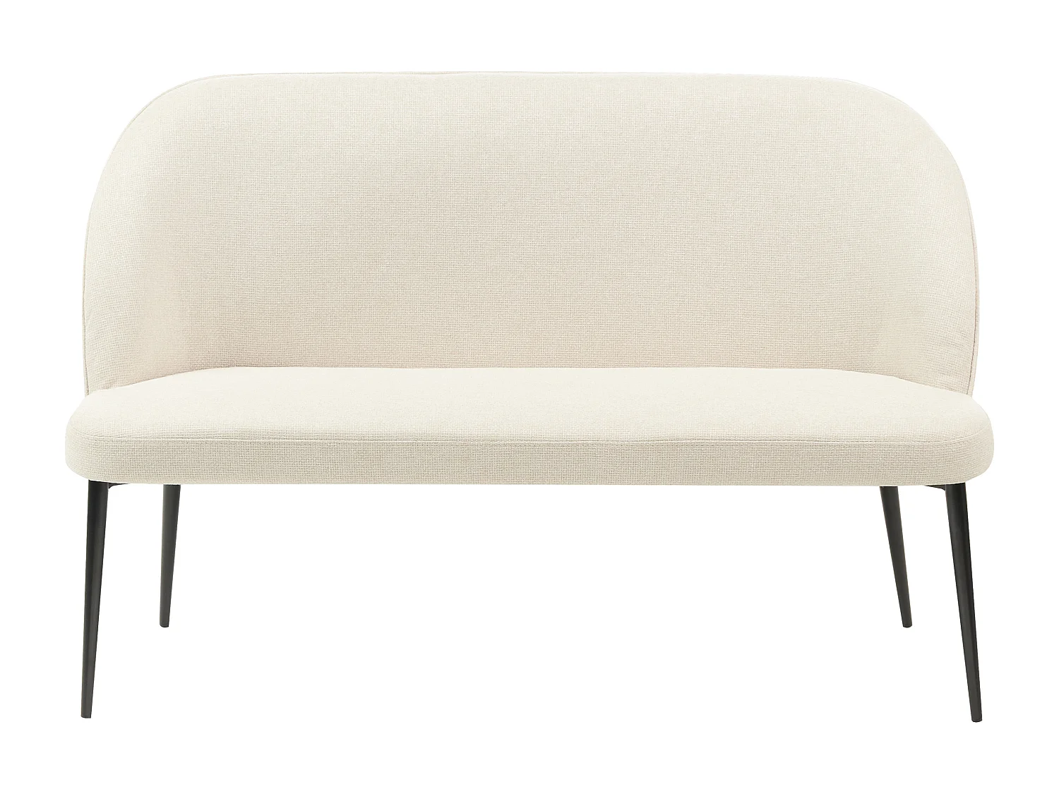 Polsterbank OSBY Stoff Hellbeige 2-Sitzer