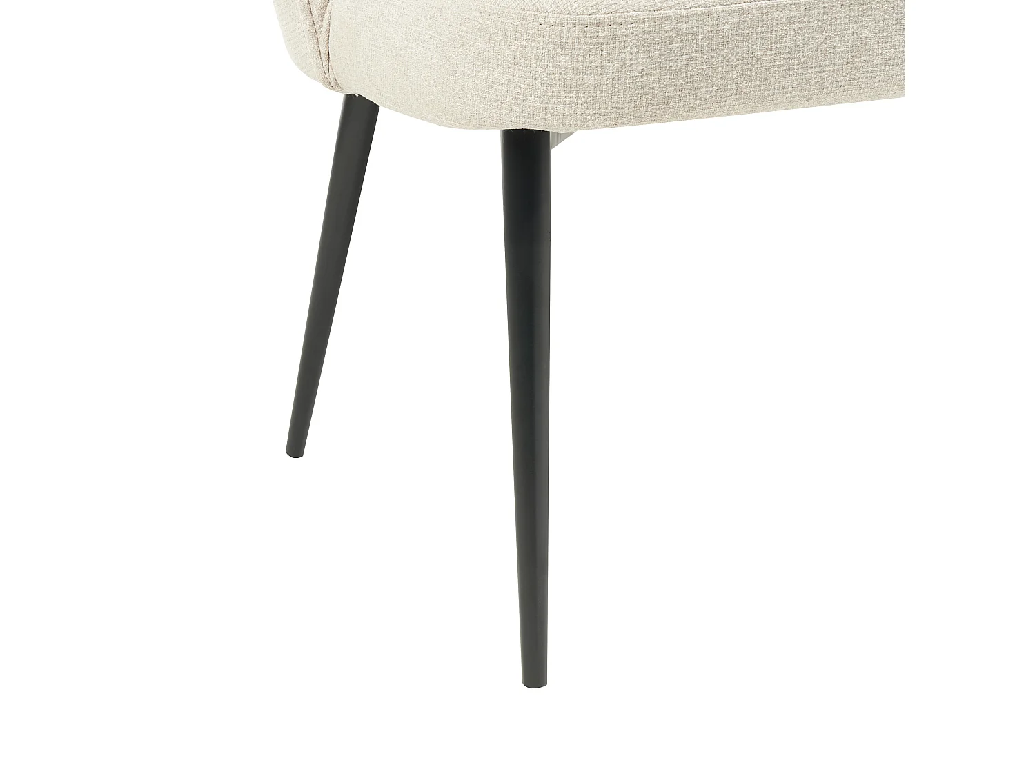 Banc rembourré OSBY Tissu Beige clair 2 places