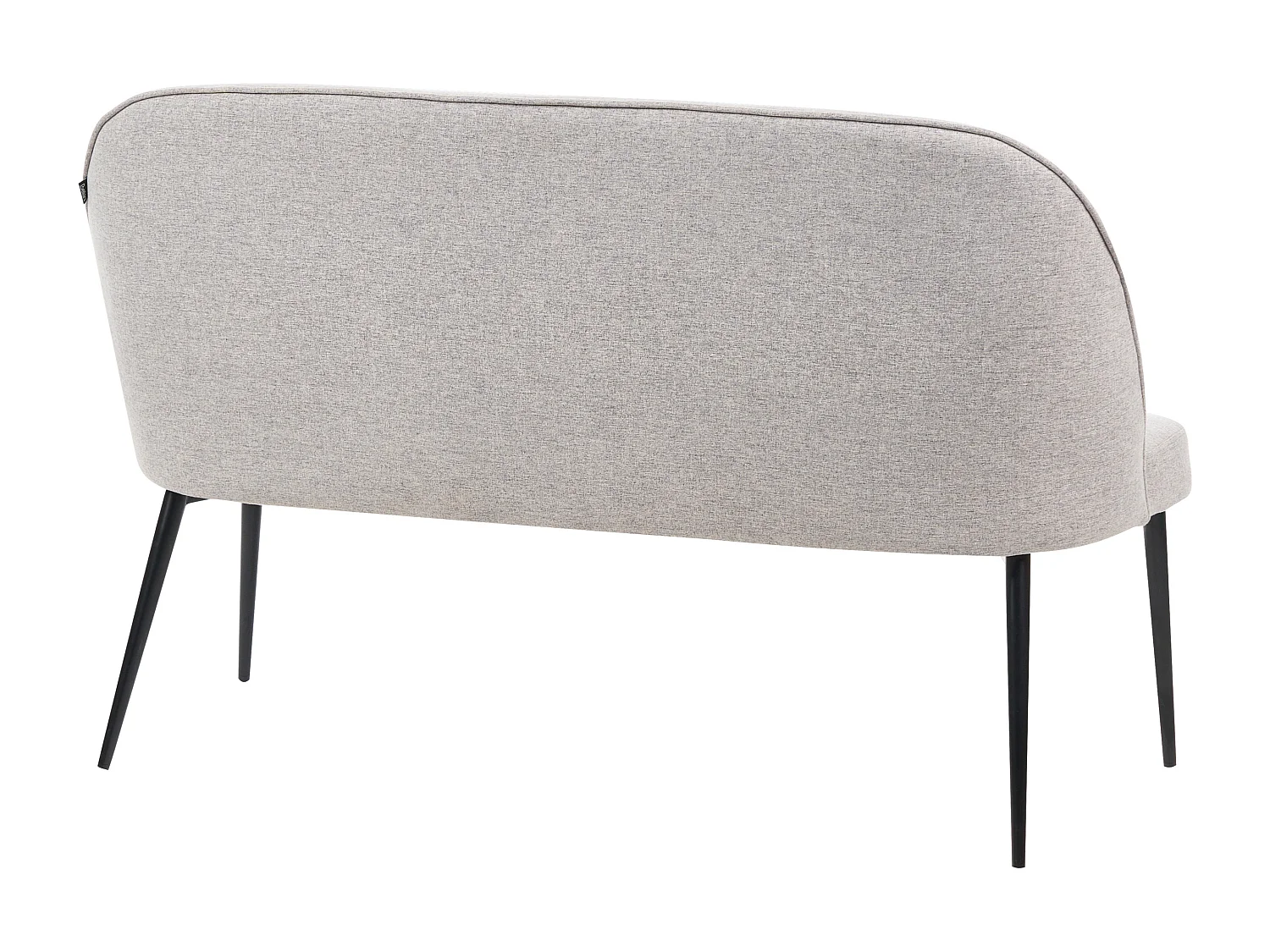 Banc rembourré 2 places OSBY Tissu Gris clair