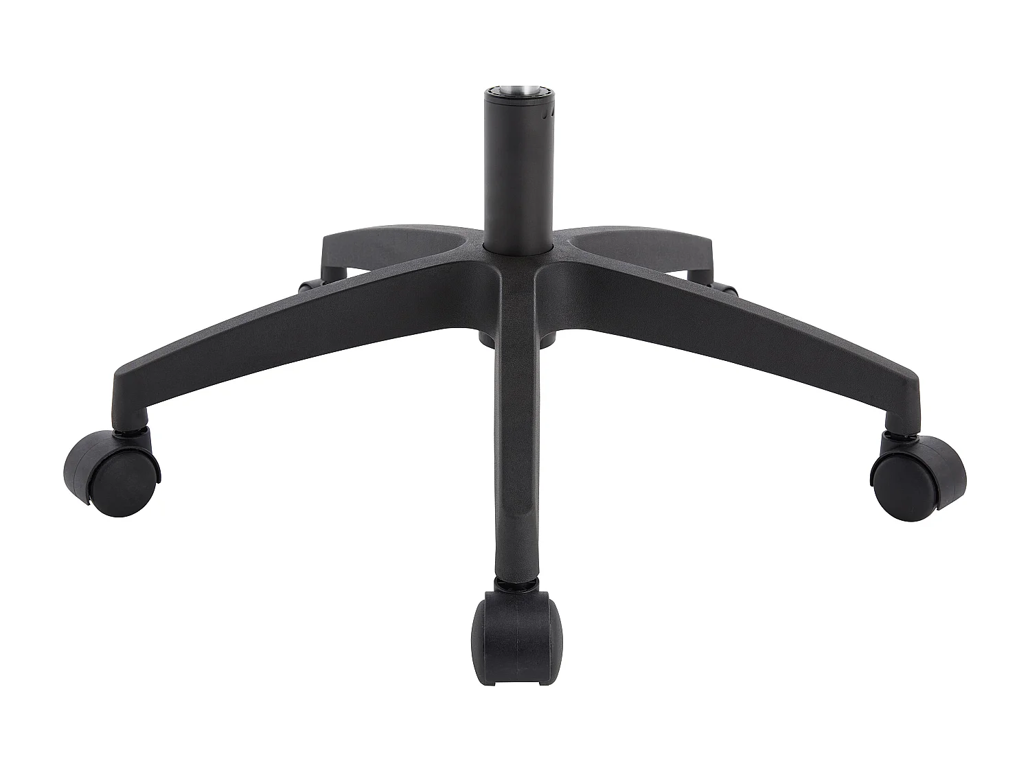 Chaise de bureau - Tissu - Noir - DELVORA