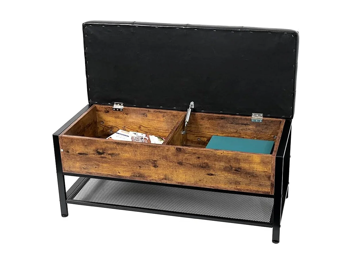 Banc à chaussures Nexus - Marron - 100x35x45 cm