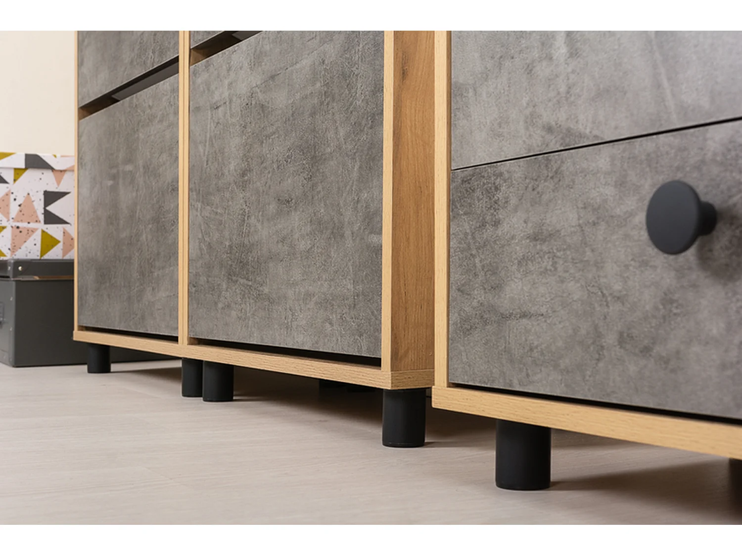 Furnilux Schuhschrank - Braun Grau - Sharons Choice