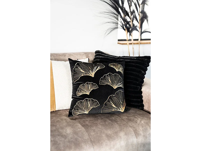 Kissen By-Boo - Schwarz 45x45 cm - Stilvolles Design