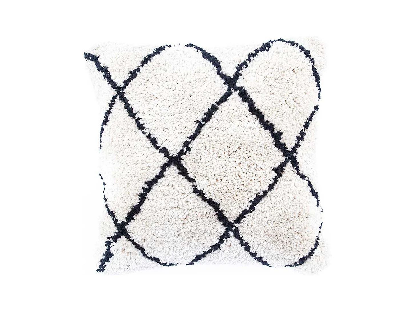 Coussin By-Boo Rox - Naturel - 45 x 45 cm