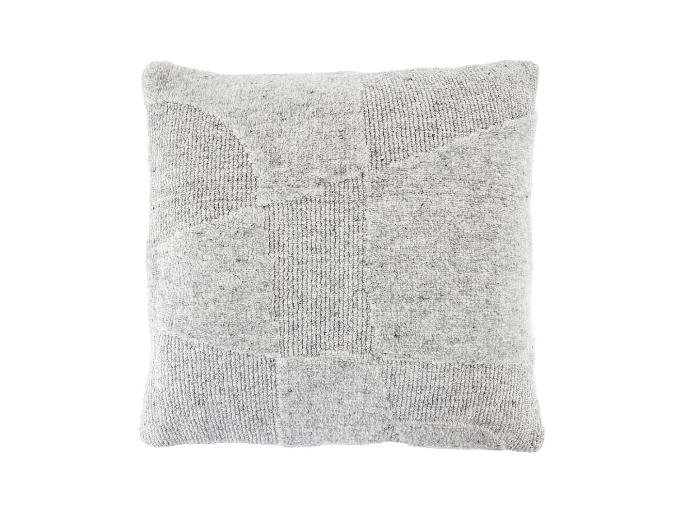 Coussin By-Boo Yuka - Gris clair 50x50 cm - Confort moderne