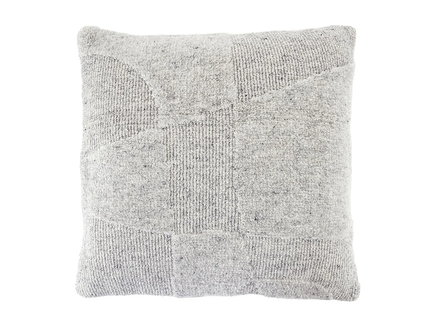Coussin By-Boo Yuka - Gris clair 50x50 cm - Confort moderne