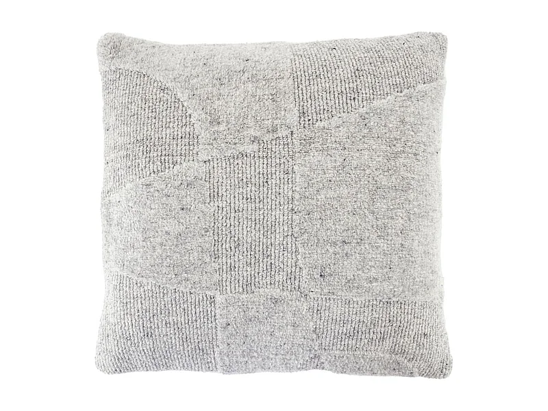 Coussin By-Boo Yuka - Gris clair 50x50 cm - Confort moderne