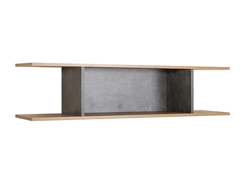 Étagère murale Furnilux - Chêne brun 60 cm - 1 pièce