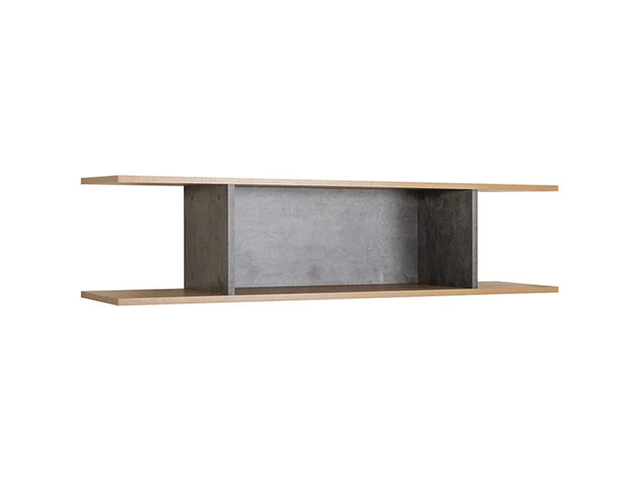 Étagère murale Furnilux - Chêne brun 60 cm - 1 pièce