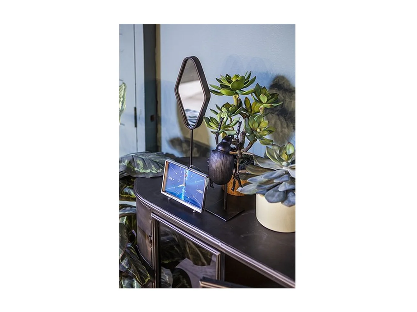 Set de 3 miroirs Furnilux Vanity One - Gris - Design moderne