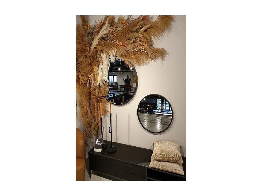 Wandspiegel Selfie - Zwart 80x80 cm - Groot Formaat