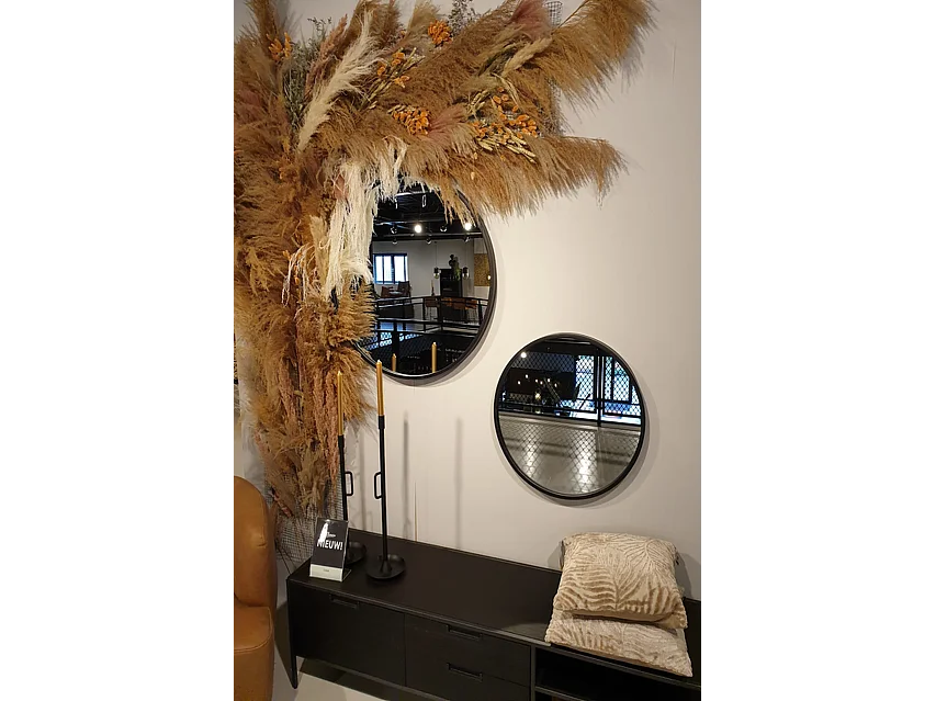 Wandspiegel Selfie - Schwarz 80x80 cm - Großformat