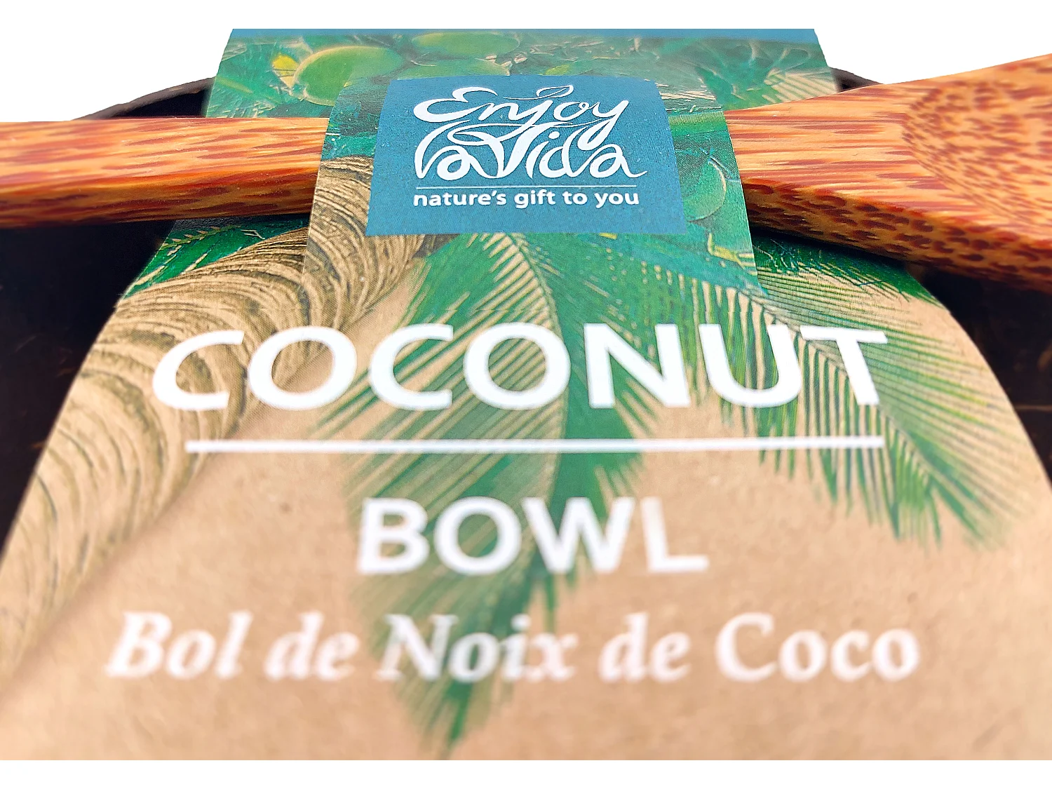 Kokoskommen - Set van 2 - Bruin - Handgemaakt en Duurzaam