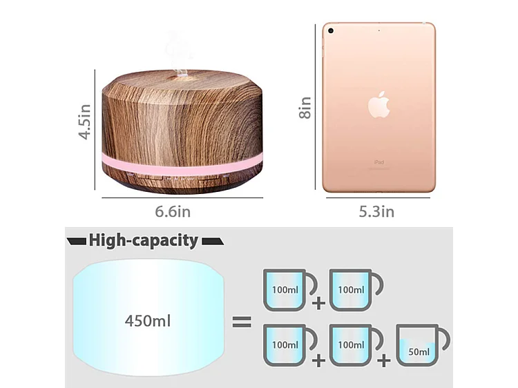 Diffuser Lamp Furnilux - Bruin - Aromatherapie en Luchtbevochtiger