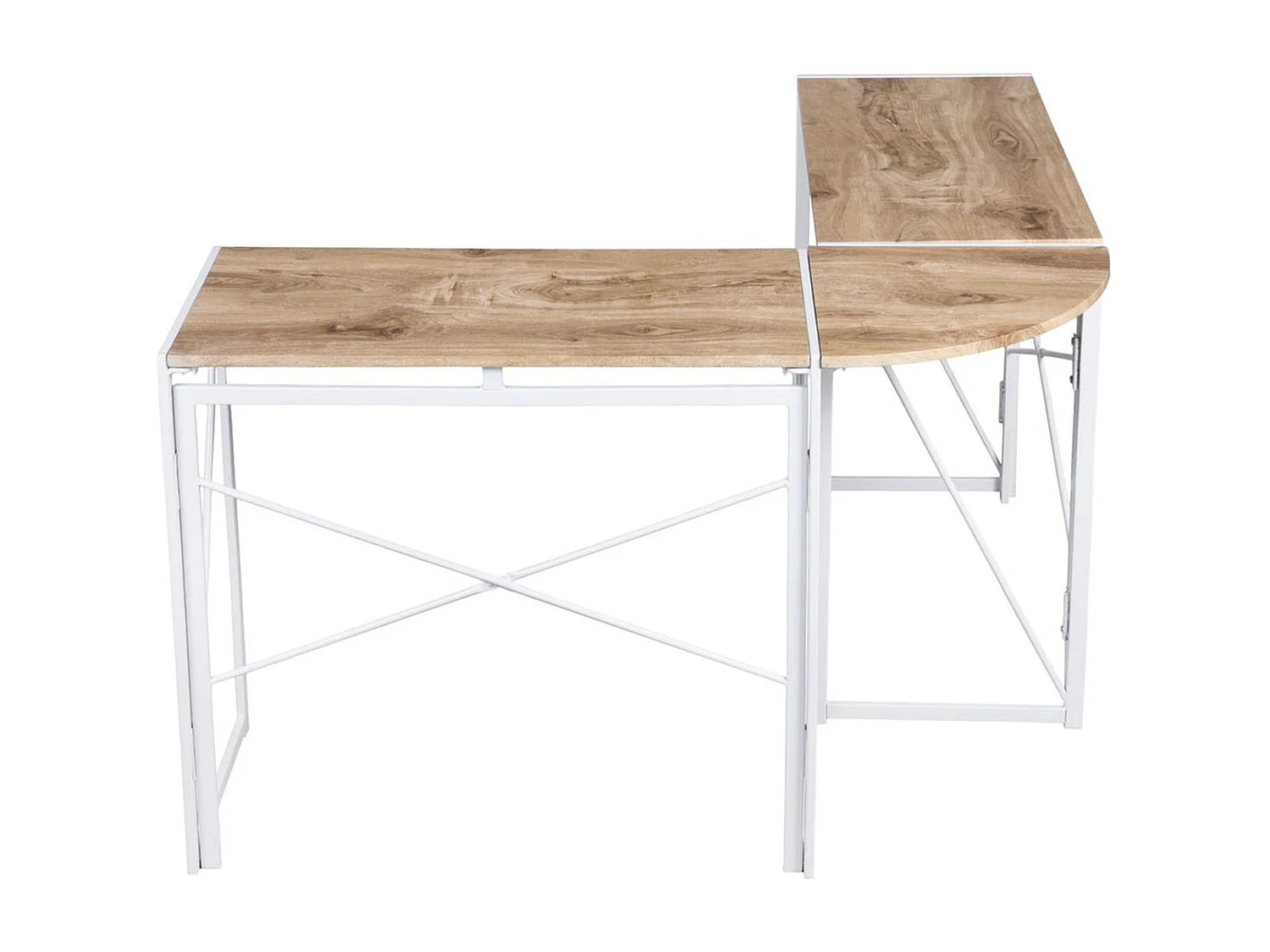 Bureau d'angle Forma - Blanc - 135x45x75 cm