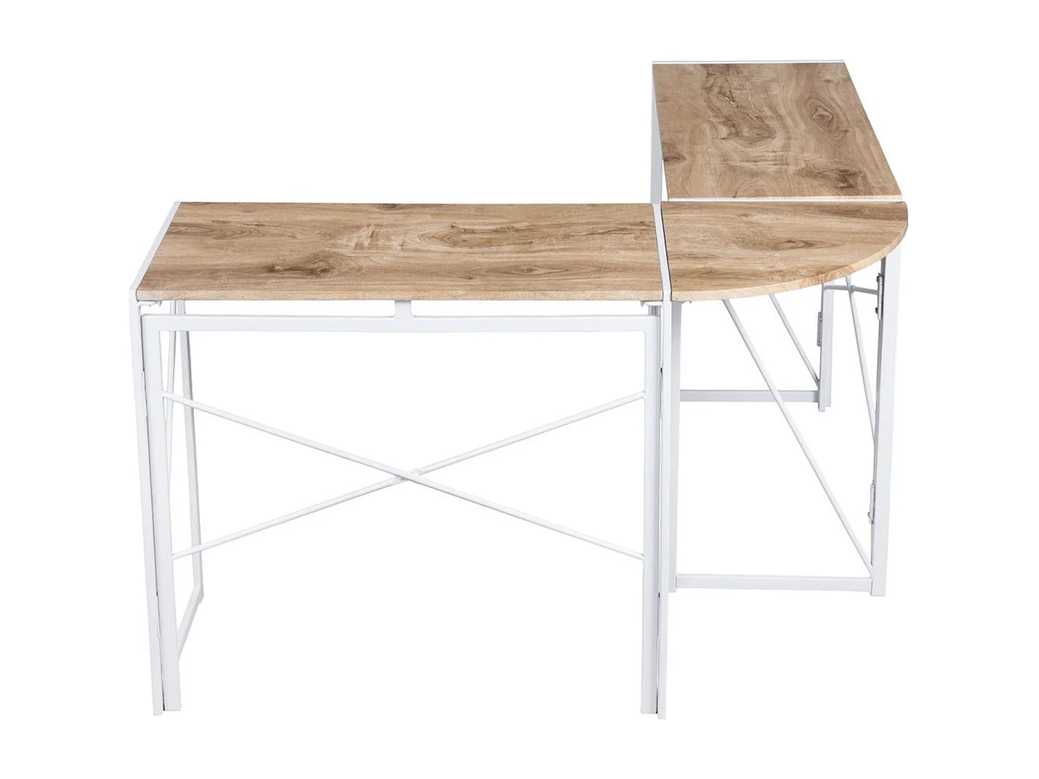 Bureau d'angle Forma - Blanc - 135x45x75 cm