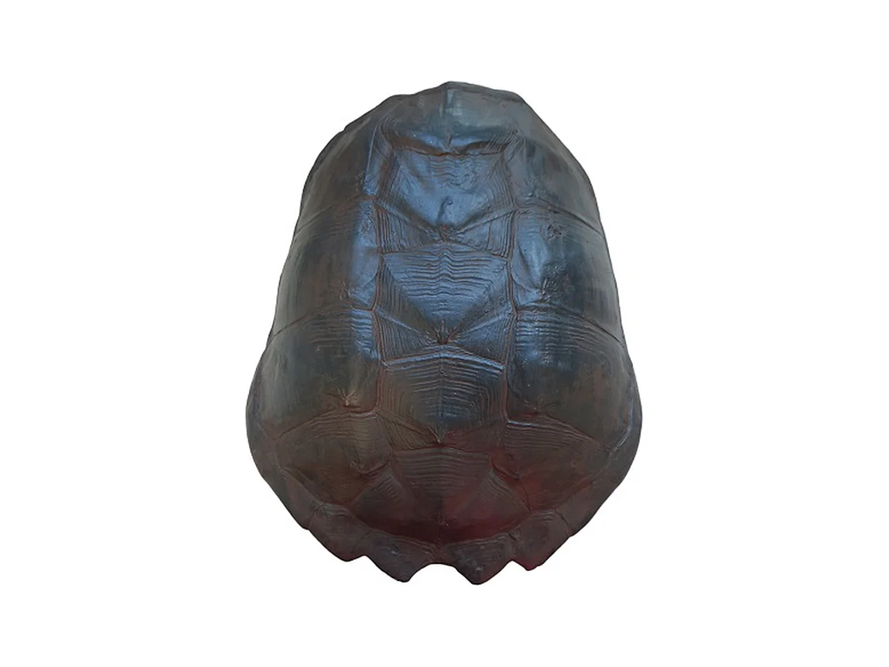 Statue - Marron imprimé tortue - Grand modèle