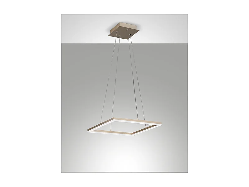 BARD lampa sufitowa LED wisząca 39W 3394-40-225 matowe złoto Fabas Luce