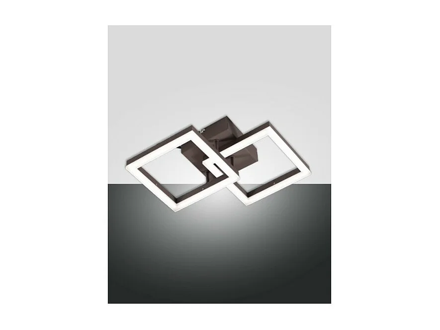 BARD plafonnier LED moderne 21W Corten 3394-28-361 Fabas Luce