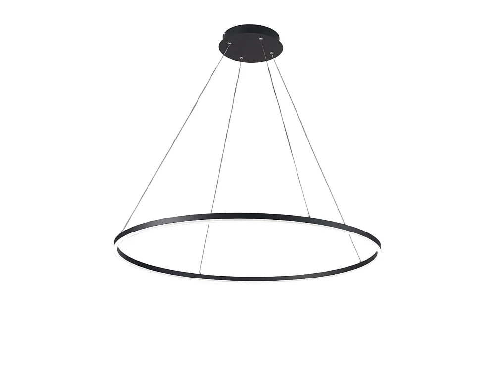 GIOTTO LED hangkroonluchter 60W zwart 3508-42-101 Fabas Luce