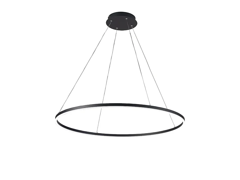 Lampadario a sospensione GIOTTO a led 60W nero 3508-42-101 Fabas Luce