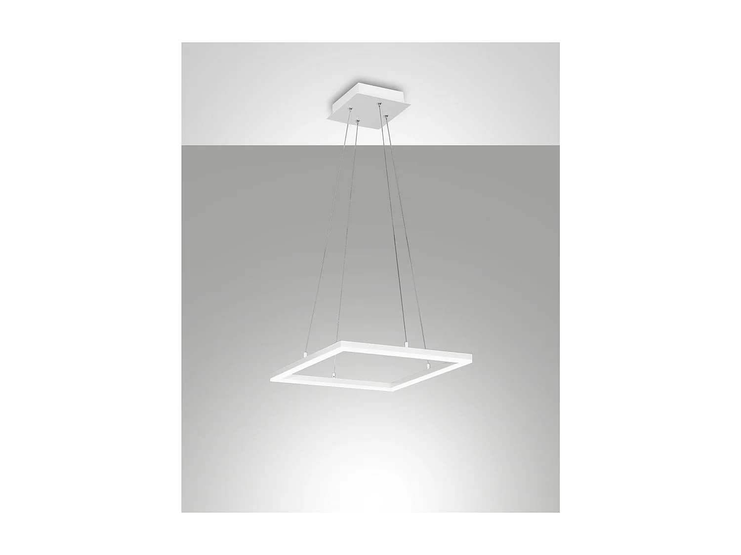 BARD LED-Deckenpendelleuchte 39W Weiß 3394-40-102 Fabas Luce