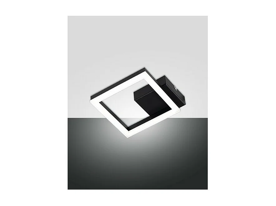 Lámpara de techo LED BARD moderna 11W Negro 3394-24-101 Fabas Luce
