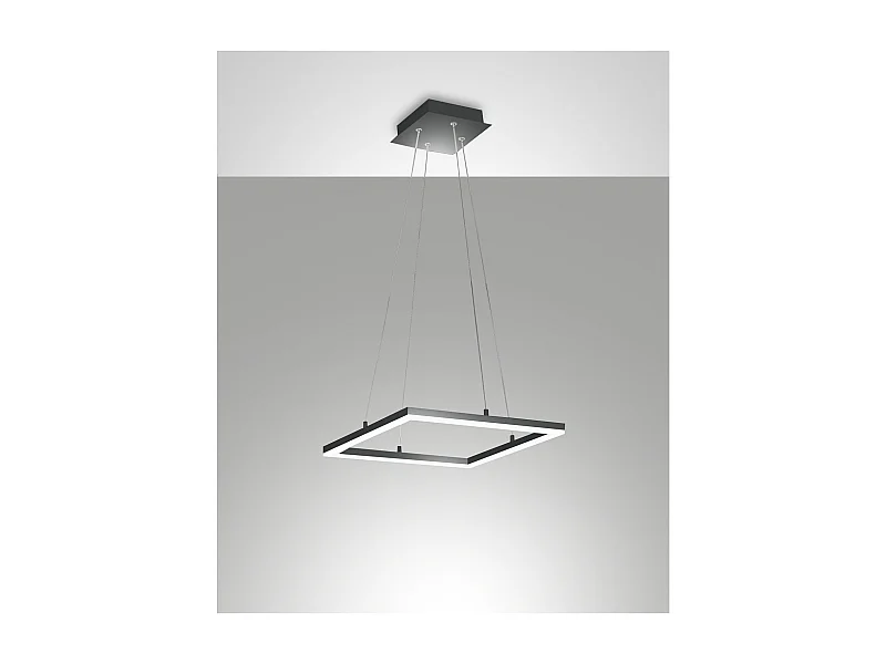 BARD LED pendelplafondlamp 39W Antraciet 3394-40-282 Fabas Luce