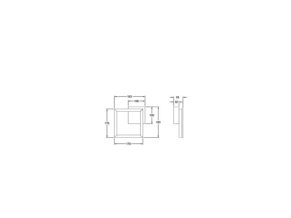 BARD modern LED ceiling light 11W Anthracite 3394-24-282 Fabas Luce