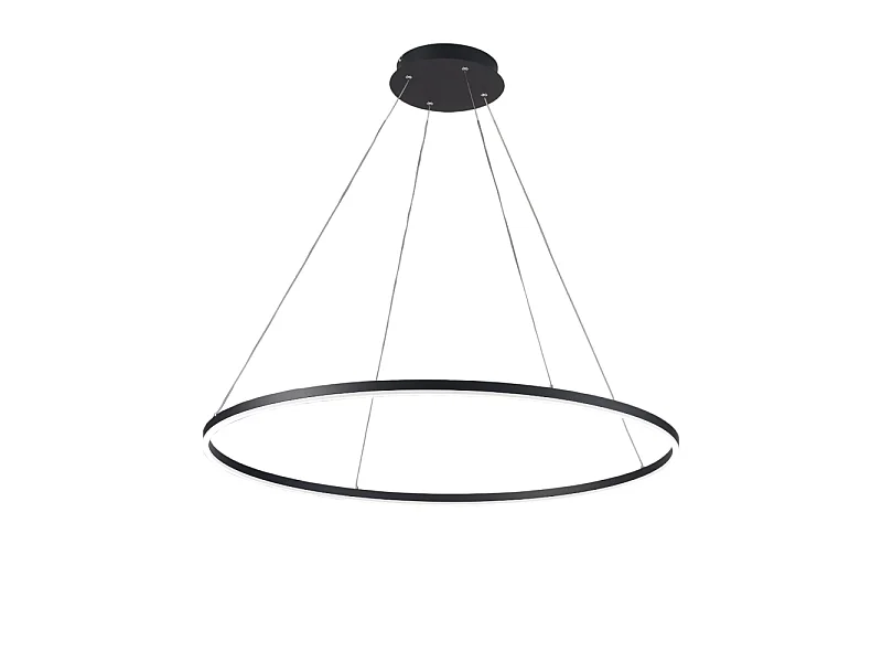 GIOTTO LED hangkroonluchter 60W zwart 3508-46-101 Fabas Luce