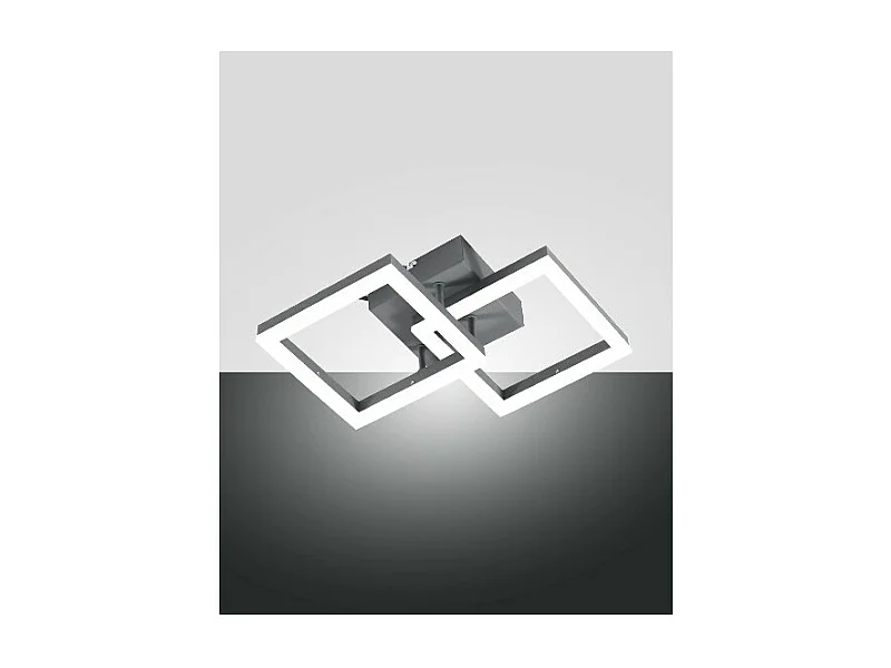 Plafonnier LED moderne BARD 21W anthracite 3394-28-282 Fabas Luce