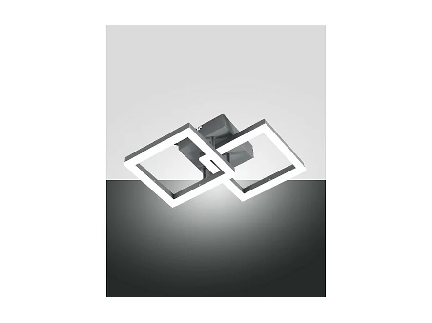 BARD moderne LED-Deckenleuchte 21W Anthrazit 3394-28-282 Fabas Luce