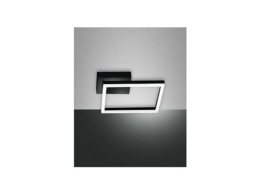 BARD plafonnier LED moderne 22W Noir 3394-21-101 Fabas Luce