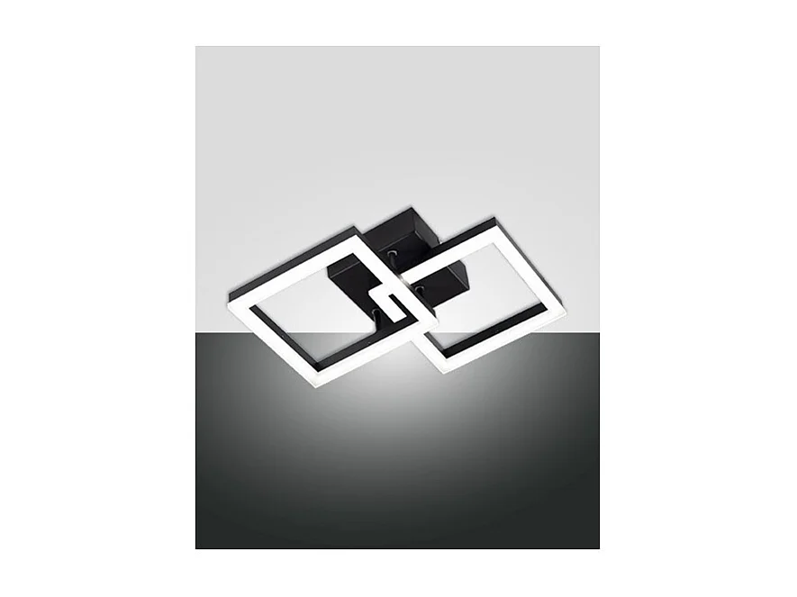 Lámpara de techo LED BARD moderna 21W negra 3394-28-101 Fabas Luce