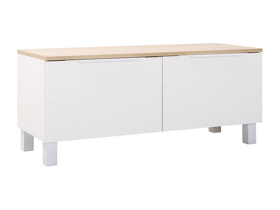 Meuble TV Furnilux - Blanc Beige - Design moderne