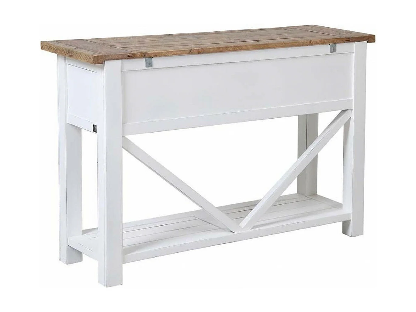 Console 3 tiroirs MDF Blanc - Rivages Interior's