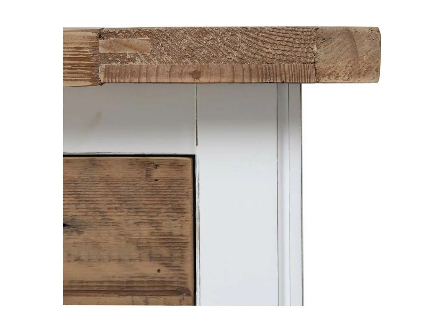 Console 3 tiroirs MDF Blanc - Rivages Interior's