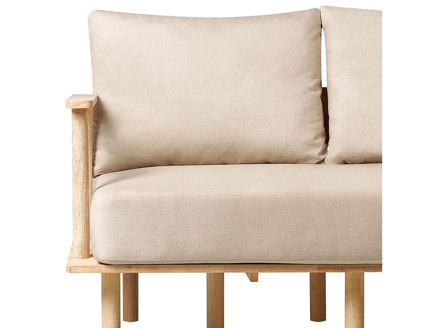 Divano ASKER Tessuto Beige sabbia 2 posti