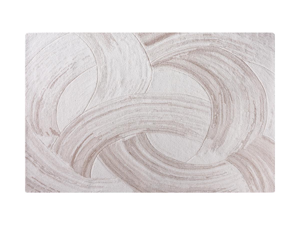 Teppich mit abstraktem Muster - 100 % Wolle - handgetuftet - 160 x 230 cm - günstig online kaufen