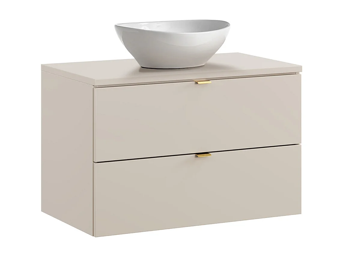 Azel Cachemire 80cm tvättställsskåp med sockel