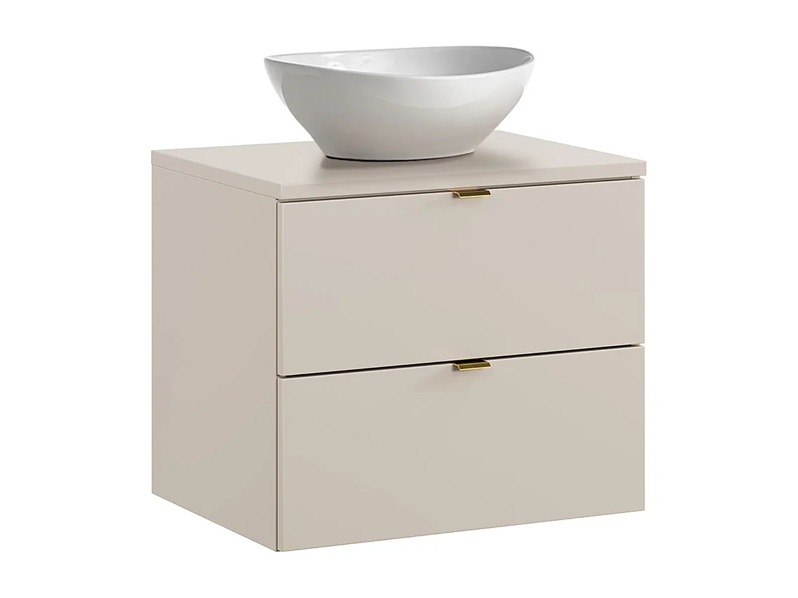Set di mobili da bagno con lavabo Azel cachemire 60cm