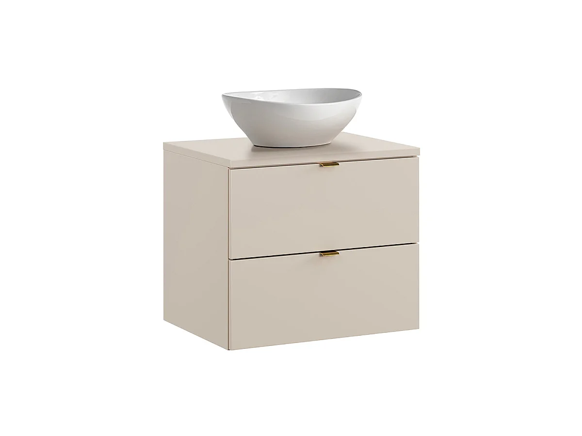 Azel Cachemire, mobile singolo da 60 cm con piedistallo