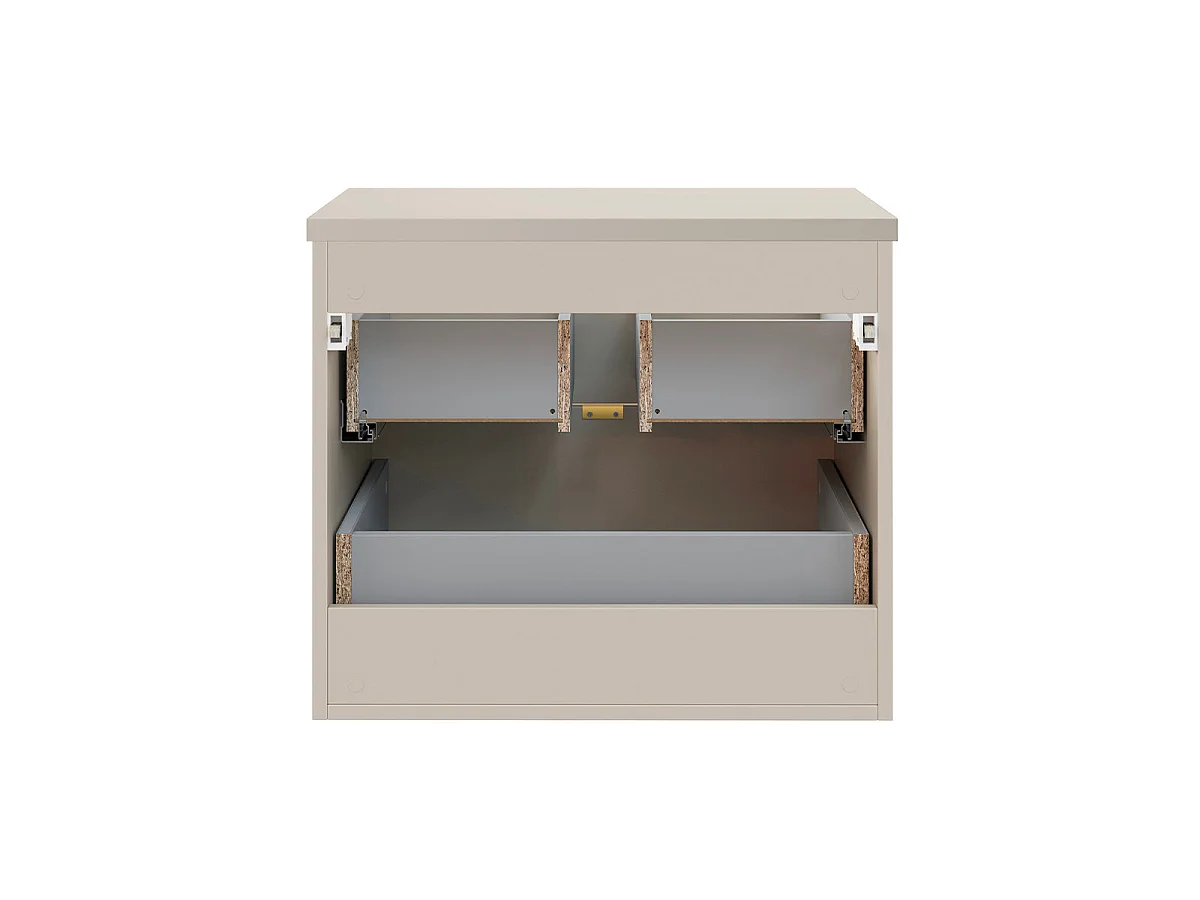 Meuble simple vasque 60cm Azel Cachemire
