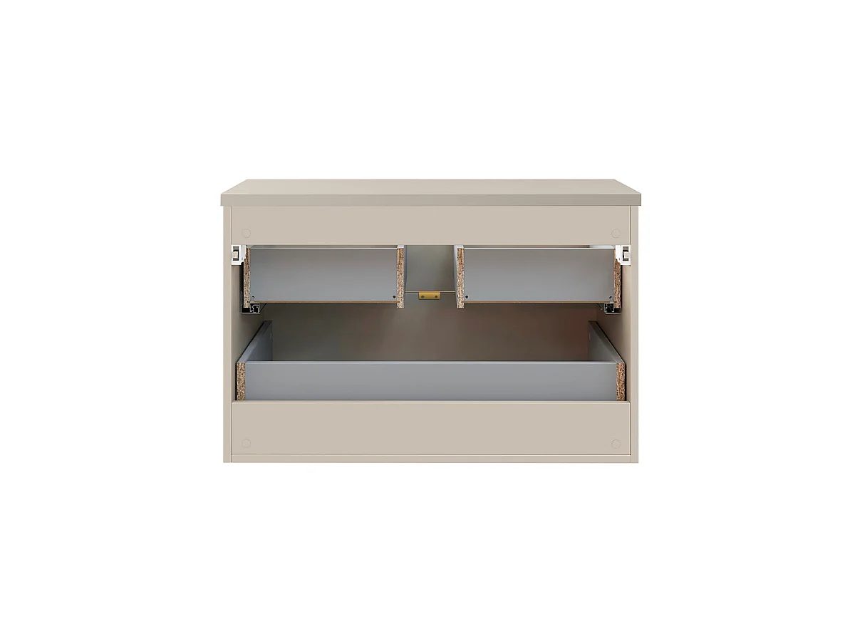 Meuble simple vasque 80cm Azel Cachemire