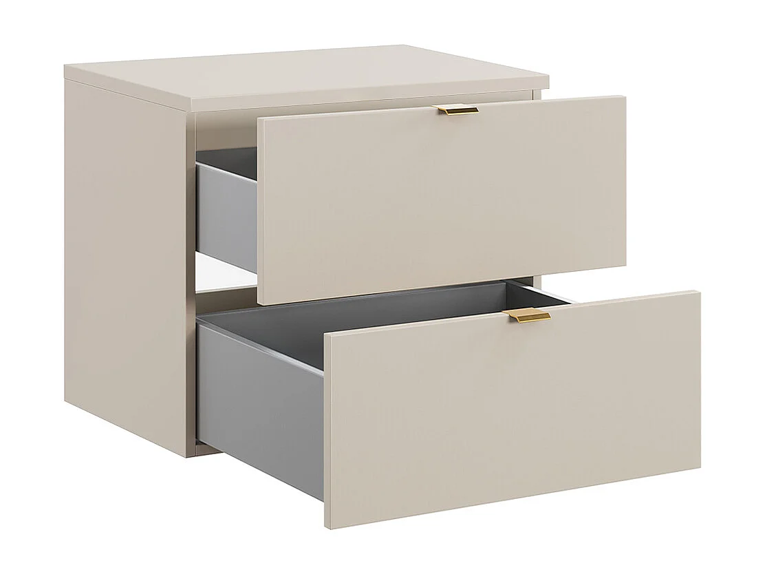 Meuble sous-vasque 60cm plan de toilette Azel Cachemire