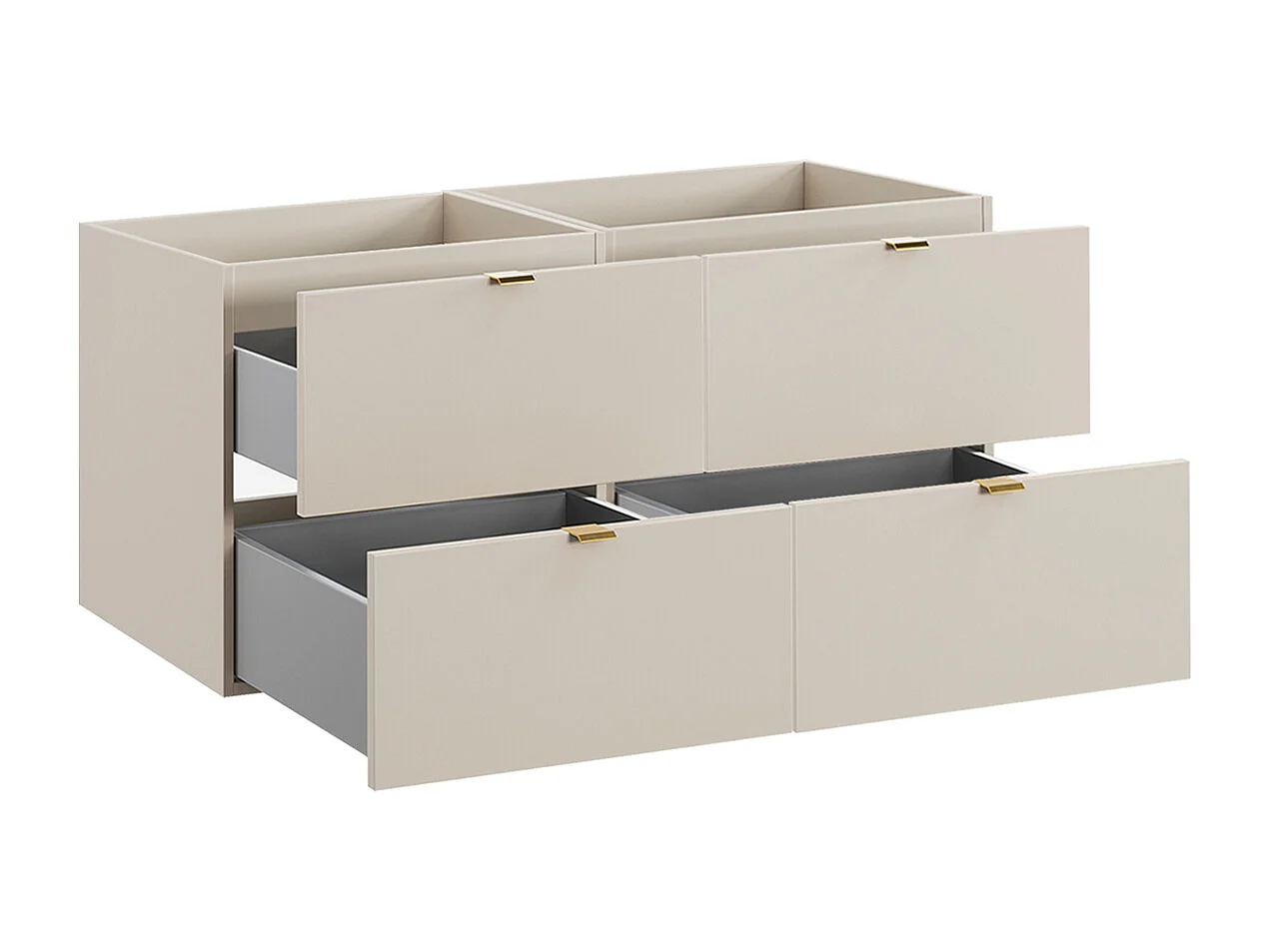 Meuble sous-vasque 120cm Azel Cachemire