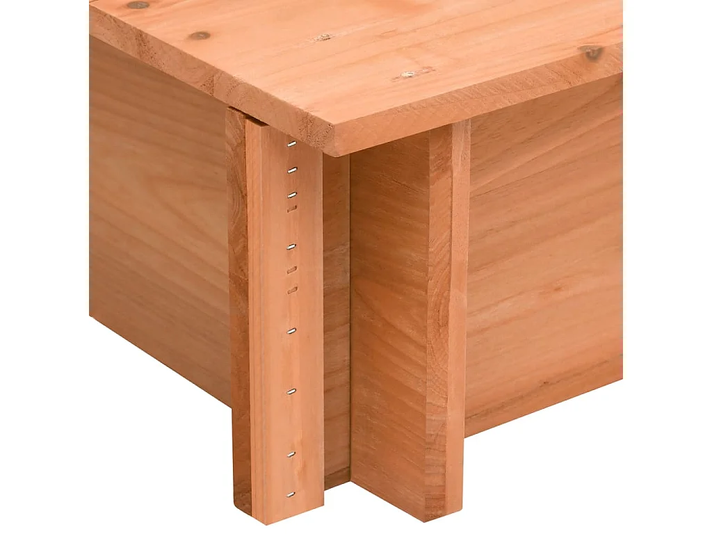 Bac à sable avec bois marron 100 x 100 x 18 cm 02_0005058