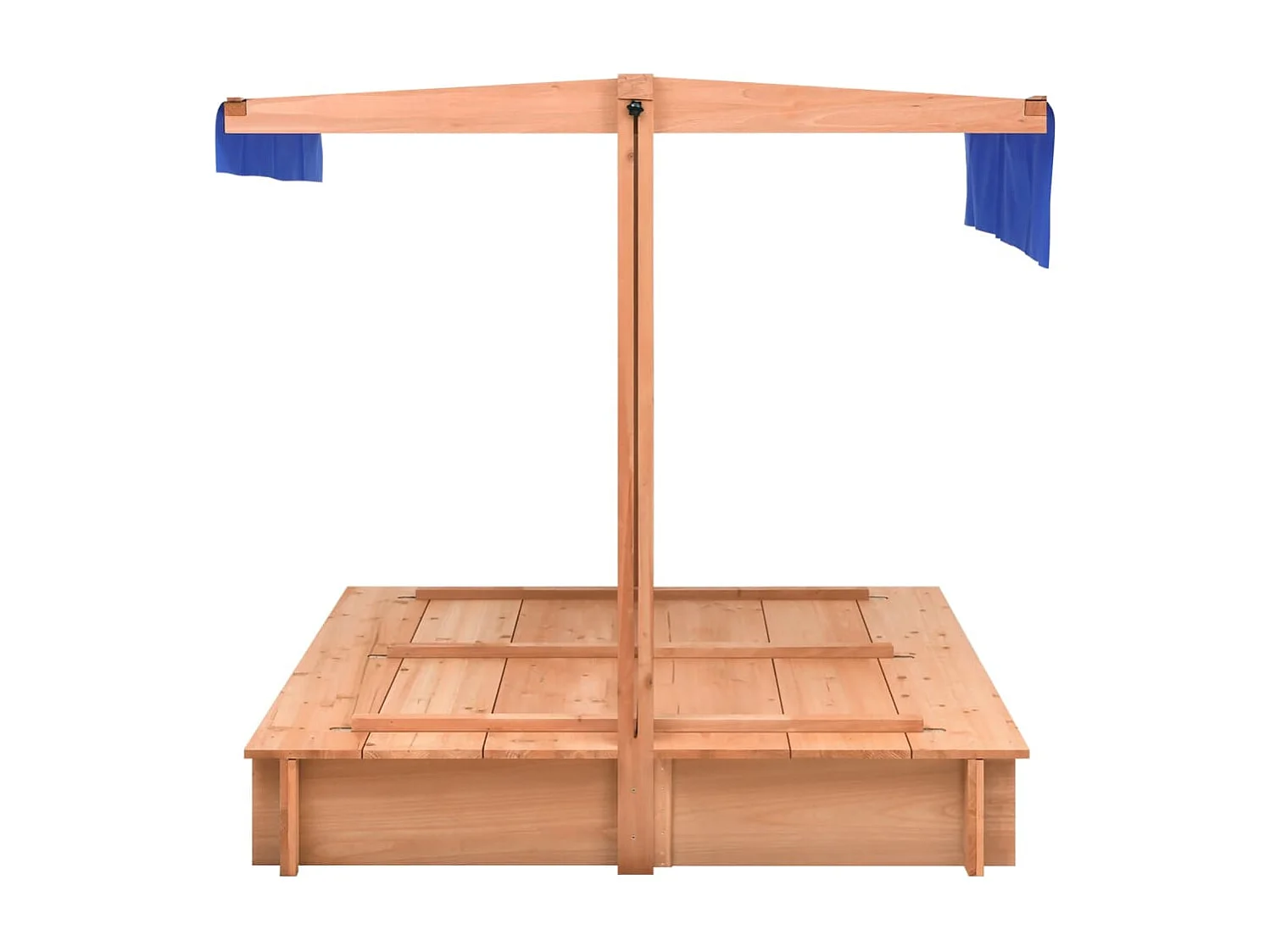 Sabbiera con tetto in legno di abete 112 x 112 x 112 cm 02_0005058