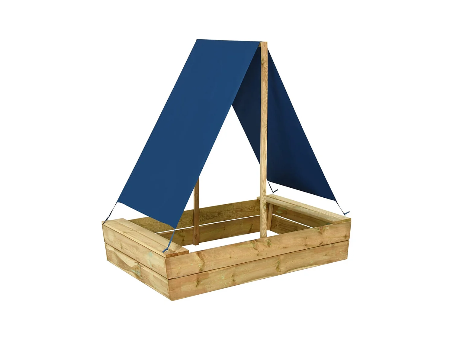 Sabbiera con tetto 80 x 60 x 97,5 cm in legno di pino impregnato 02_0005057